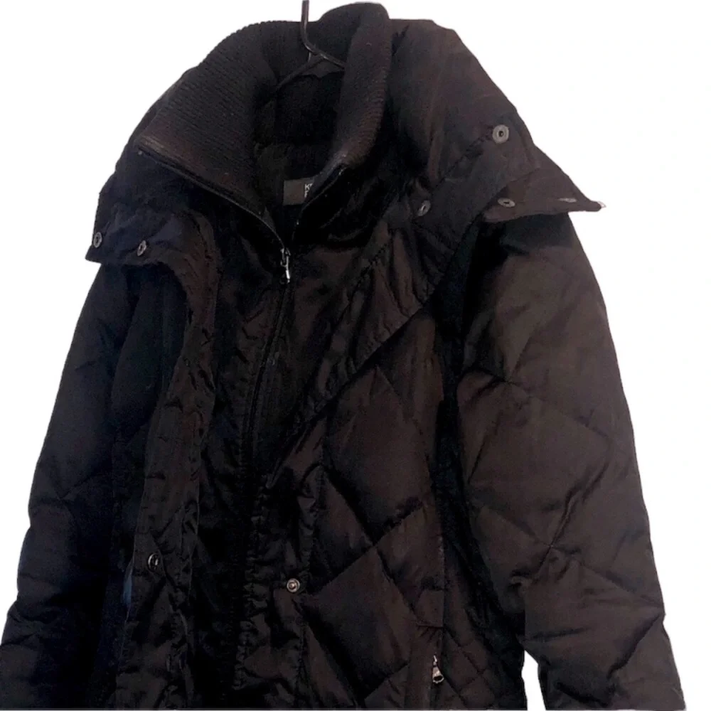 Kenneth Cole Reaction black down jacket, small - Picture 2 of 9